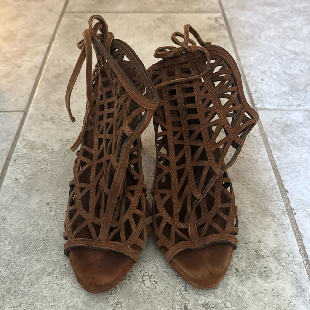 Zara cage heels.